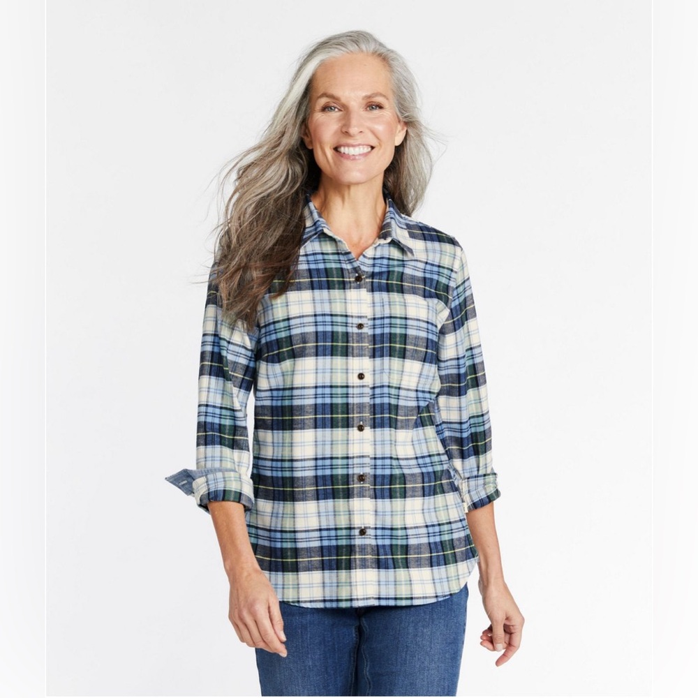 Women's BeanFlex All-Season Flannel Shirt, Long-Sleeve